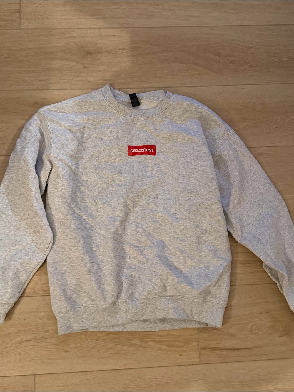 Seamless Grey Crewneck Sandwich Running Club Sweatshirt